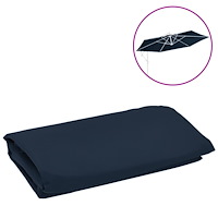 vidaXL Reservtyg för frihängande parasoll blå 350 cm