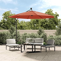 vidaXL Reservtyg för frihängande parasoll terrakotta 350 cm