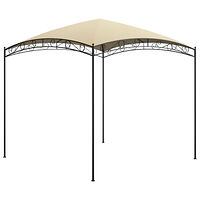 vidaXL Paviljong 3x3x2,65 m gräddvit 180 g/m²