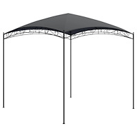 vidaXL Paviljong 3x3x2,65 m antracit 180 g/m²