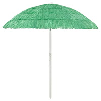 vidaXL Strandparasoll Hawaii grön 240 cm
