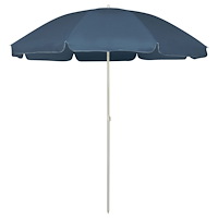 vidaXL Strandparasoll blå 240 cm