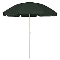 vidaXL Strandparasoll grön 240 cm