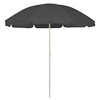 vidaXL Strandparasoll antracit 240 cm