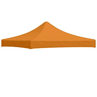 vidaXL Tak till partytält 3x3 m orange 270 g/m²