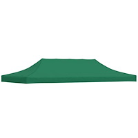 vidaXL Tak till partytält 6x3 m grön 270 g/m²