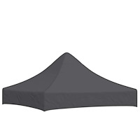 vidaXL Tak till partytält 2x2 m antracit 270 g/m²
