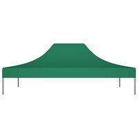 vidaXL Tak till partytält 4x3 m grön 270 g/m²