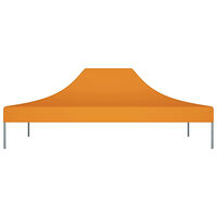 vidaXL Tak till partytält 4,5x3 m orange 270 g/m²