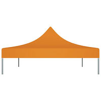 vidaXL Tak till partytält 4,5x3 m orange 270 g/m²