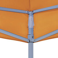 vidaXL Tak till partytält 4,5x3 m orange 270 g/m²