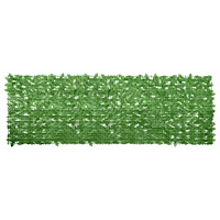vidaXL Balkongskärm gröna blad 300x100 cm