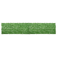 vidaXL Balkongskärm gröna blad 500x100 cm