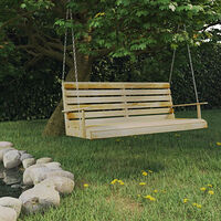 vidaXL Gungbänk impregnerad furu 155x65x60 cm