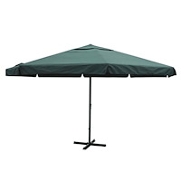 vidaXL Parasoll aluminium grön 500 cm