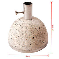 Esschert Design Esschert Design Parasollfot 11,5 kg S vit PV09