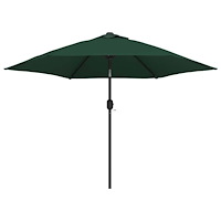 vidaXL Parasoll Grönt Stål 3 meter
