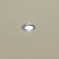 vidaXL Paviljongtak 310 g/m² 3 x 4 m beige