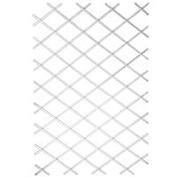 Nature Nature Trädgårdsspaljé 100x200 cm PVC vit 6040703