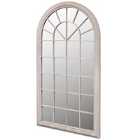 vidaXL Spegel med lantlig design inom-/utomhus 60x116 cm