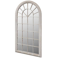 vidaXL Spegel med lantlig design inom-/utomhus 60x116 cm
