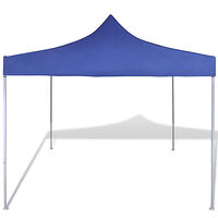 vidaXL Blått hopfällbart tält 3 x 3 m