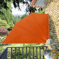 vidaXL Sidomarkis för balkong terrakotta 160x240 cm