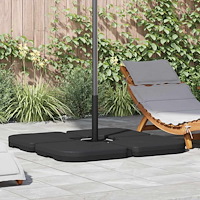 vidaXL Bärbar parasollfot sand/vattenfylld 60 L