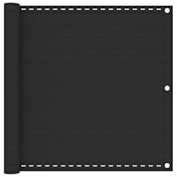 vidaXL Balkongskärm HDPE 90 x 400 cm antracit