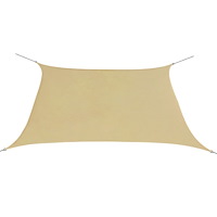 vidaXL Solsegel Oxfordtyg fyrkantigt 2x2 m beige