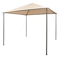 vidaXL Paviljong 3x3 m stål beige