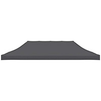 vidaXL Tak till partytält 3x6 m antracit