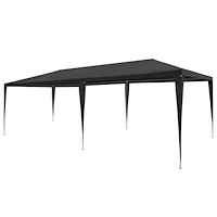 vidaXL Partytält PE 3x6 m antracit