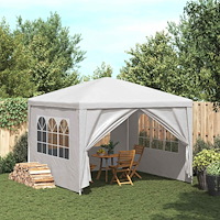 vidaXL Partytält 3x3 m vit