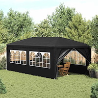 vidaXL Partytält 3x6 m antracit