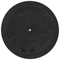 vidaXL Parasollfot rund polyresin 19 kg svart