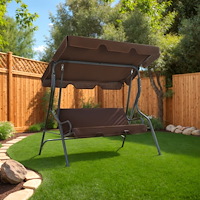 vidaXL Hammock kaffebrun 170x110x153 cm