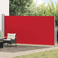 vidaXL Infällbar sidomarkis 160 x 500 cm röd