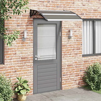 vidaXL Entrétak svart 120x100 cm PC