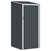 vidaXL Trädgårdsskjul antracit 87x98x159 cm galvaniserat stål