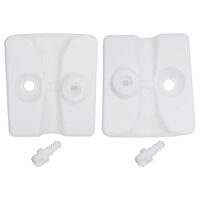 vidaXL Paviljongvikter 4 st PE vit