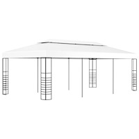 vidaXL Paviljong 6x3 m vit