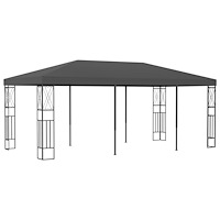 vidaXL Paviljong 3x6 m antracit tyg