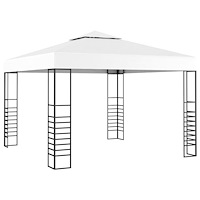 vidaXL Paviljong 3x3 m vit