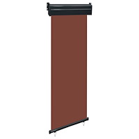 vidaXL Balkongmarkis 65x250 cm brun