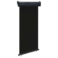 vidaXL Balkongmarkis 105x250 cm svart