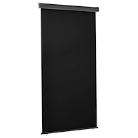 vidaXL Balkongmarkis 125x250 cm svart