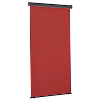 vidaXL Balkongmarkis 125x250 cm röd