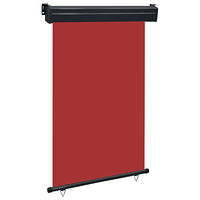 vidaXL Balkongmarkis 125x250 cm röd