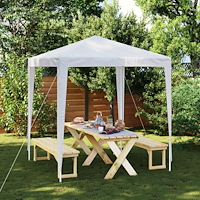 vidaXL Partytält 2x2 m vit